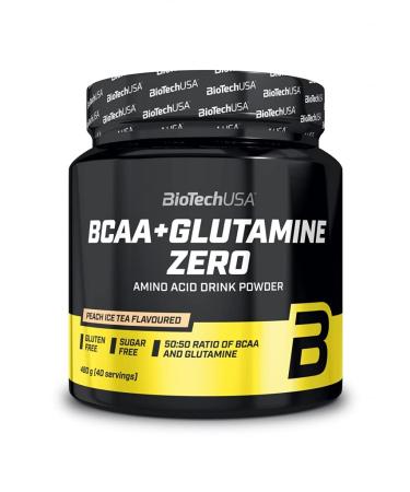 2 x Biotech USA BCAA + glutamine zero 480 g can lemon pack of 2