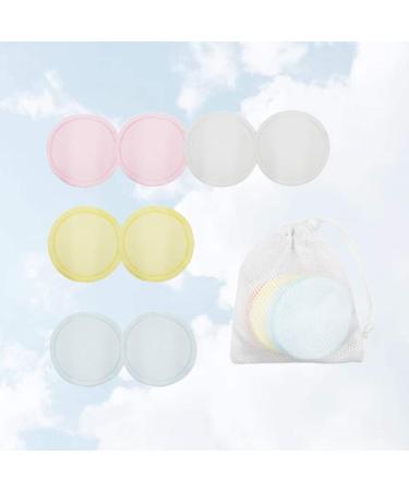 Milisten 8Pcs Reusable Bamboo Makeup Remover Pads - Eco-Friendly Cotton Rounds for Face & Nail Polish - Washable Facial Towels - Buy Online on GoSupps.com