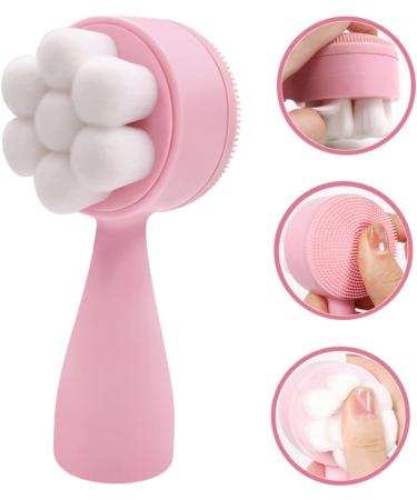 HAPINARY Double Sided Facial Cleansing Brush Home Facial Brush Face Scrubber Face Scrub Brush Women Facial Brush Manual Facial Brush Face Exfoliation Brush Face Cleansing Tool Face Wash - Buy Online on GoSupps.com