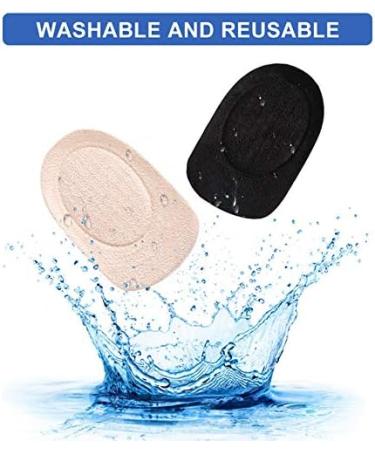 Haofy Heel Pillow Cushion Gel 2 Pairs of Heel Spur Inserts for Plantar Fasciitis & Achilles Tendon Relief 7mm Silicone Heel Protection for Men | 4 Pieces - Buy Online on GoSupps.com