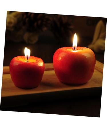 Zerodeko 3pcs Artificial Fruit Candles - Holiday Tealight Decorations for Christmas Eve & Aromatherapy | 6.3x6.3cm - Buy Online on GoSupps.com