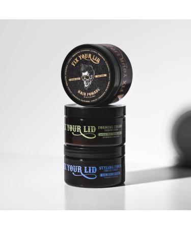 Fix You Lid High Hold Styling Fiber 1.7oz Men's Hair Cream - Low Shine for Short & Long Hair - Buy Online on GoSupps.com