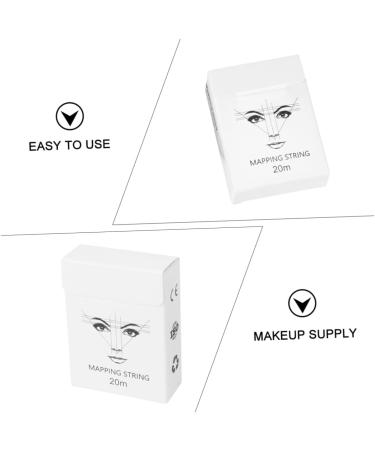BIUDECO 1box Eyebrow Makeup Ruler Tool Convenient Eyebrow Ruler Eyebrow Tattoos Ruler 6x4.5cm White - Buy Online on GoSupps.com