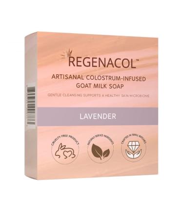 Artisanal Colostrum-Infused Goat Milk Soap - Lavender