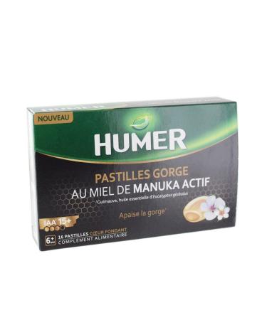 Humer Manuka Honey Throat Lozenges 16 Lozenges
