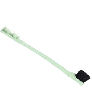 Eyelash Comb Multipurpose Universal Brow Brush Ergonomic Design for Beauty Salon for Hairdressing Shop for Home(green)
