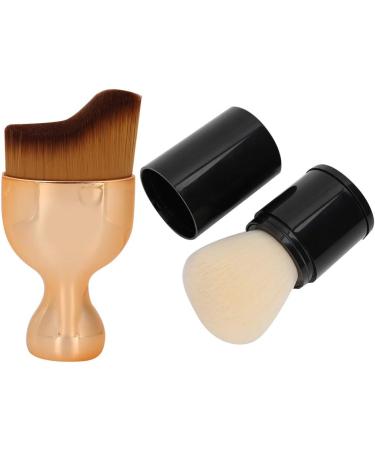 Verdant Touch Face Makeup Brush Curved Foundation Blush Brush Soft Makeup Tool Cosmetic Brush - Buy Online on GoSupps.com