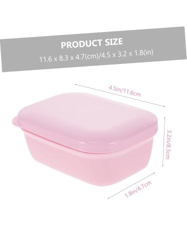 Cabilock 4pcs Box Soap Bar Case Suction Cup Soap Holder Bathroom Soap Bar Soap Holder Dish Soap Container with Lid Soap Dish with Lid Soap Container Soap Case With Cover Drain - Buy Online on GoSupps.com