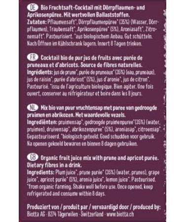  A.Vogel Biotta Prune Juice 500 ml - Buy Online on GoSupps.com