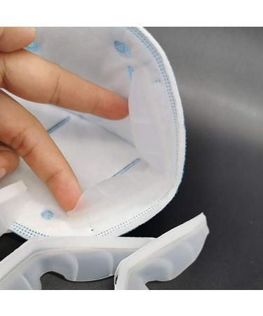 Buy Milist 12th Anti-Fog Silicone Glasses Holder & Drumper Nose Stripes - Multifunctional White Gel Cover for Comfortable Fit - Buy Online on GoSupps.com