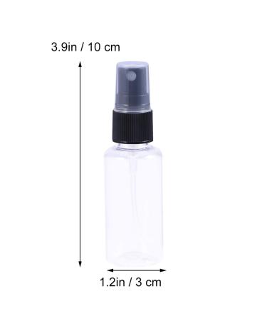 UEETEK 12pcs 30ml Portable Travel Spray Bottles Fine Mist Clear Plastic - Ideal for Travel & Toiletries - Buy Online on GoSupps.com