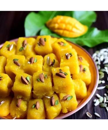 Festival Special Premium (Mango Barfi 1kg) Delicious Indian Traditional Sweets To Sweeten Up Your Celebration Best Gift For All Occasions Marriage Diwali Holi - Buy Online on GoSupps.com