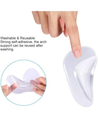 Doact Arch Support Gel Insoles - Flat Feet & Plantar Fasciitis Orthotics | High Cushion Pads for Men & Women - Buy Online on GoSupps.com