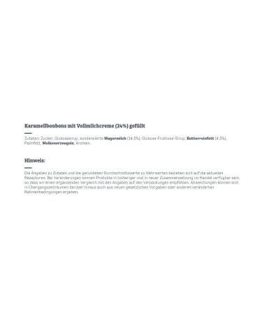 Buy Whole Milk Chunks - 1x325g Caramel Candies with Milk Cream Filling (Pack of 2) - International Shipping Available - Buy Online on GoSupps.com