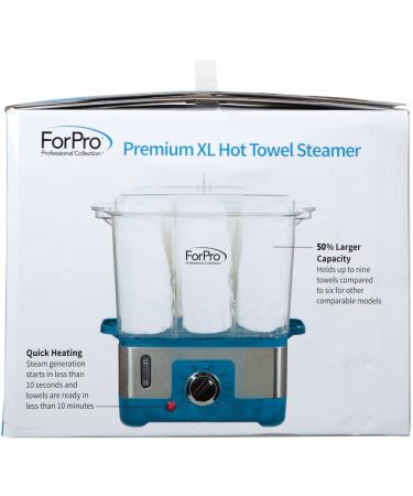 ForPro Premium XL Hot Towel Steamer - 50% Larger Capacity - Quick Heating Towel Warmer for Salons & Spas - Buy Online on GoSupps.com