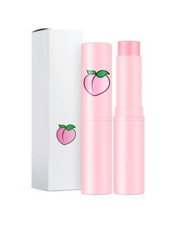 Moisturizing Lip Balm, Peach Fragrance Moisturizing Prevent Cracking Dryness Lip Balm 3.8g