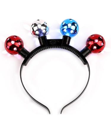 TQUXNGA Disco &Tinsels Shape Headband for Women Fashion LED Hair Hoop Christmas Party Hairband Woman Hair Accessories - Buy Online on GoSupps.com