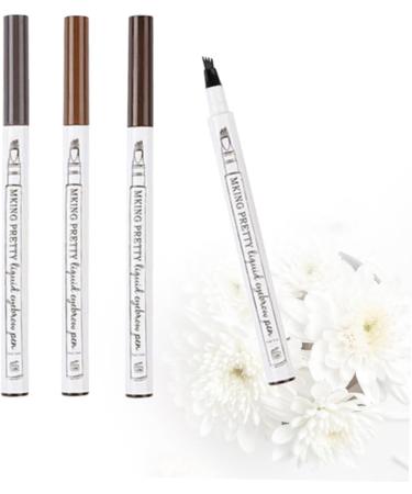 FRCOLOR 4pcs Waterproof Brow Pencil Waterproof Eyebrow Pen Eyebrow Pencil for Women Tool No Smudge Miss 1 count (Pack of 1) As Shown - Buy Online on GoSupps.com