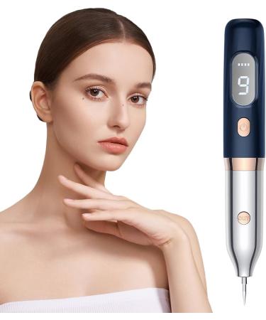 KUWUNG Skin Tag Removal Pen Professional Mole Removal Pen Skin Tag Removal Kit with 9 Modes & LCD Display Portable USB Rechargeable Mole Remover Pen with Replaceable Needles for Mole Wart Dark Spot - Buy Online on GoSupps.com