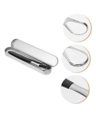 Premium Stainless Steel Tongue Scraper Set - Oral Cleaning Tools & Portable Accessories for Fresh Breath - Buy Online on GoSupps.com