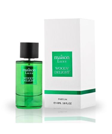 Hamidi MAISON LUXE WOODY DELIGHT Eau De Parfum Spray 110ML (3.8 OZ) Long Lasting Perfume for Women & Men Indulge Yourself In The Essence Of Nature with this Captivating Fragrance Unisex Perfume