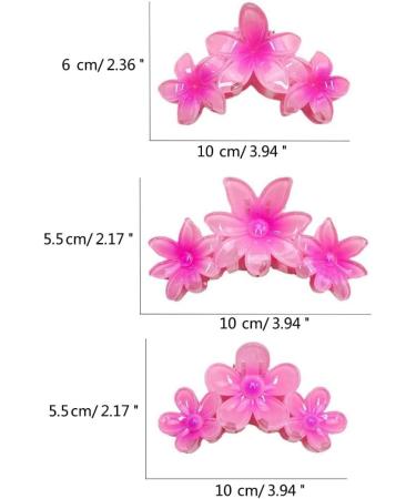 hgnxa Flower Hair Barrettes Hair Accessory Unique Hair Barrettes Large Flower Acrylic Hair Clip Sweet Hairpins Hair Claw Sunflower 3 - Buy Online on GoSupps.com