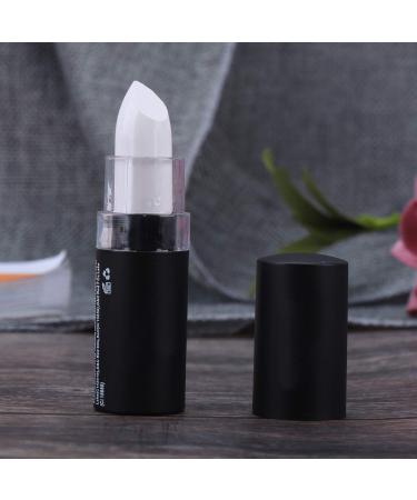 Long-lasting color Halloween decoration High color rendering Silky Touch Feeling Matte Lipstick Lip(No. 4 white)