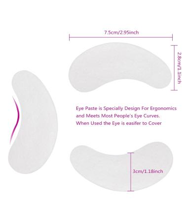 100 Pairs Under Eye Gel Patches | Lint-Free Eyelash Extension Pads - Buy Online on GoSupps.com