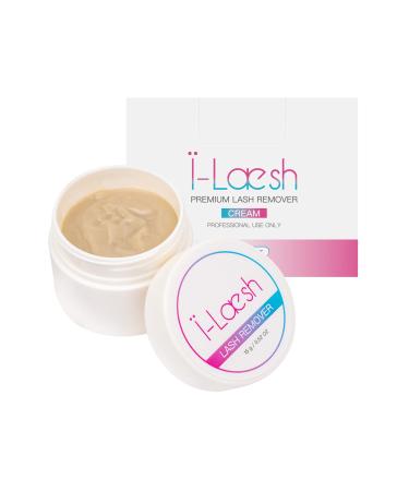 i-Laesh Eyelash Extension Remover Cream, 15g / 0.52 oz, Glue Remover, Fast Lash Adhesive Dissolution, Sensitive Skin, Low Irritation, for Professional Only Lash Remover Cream