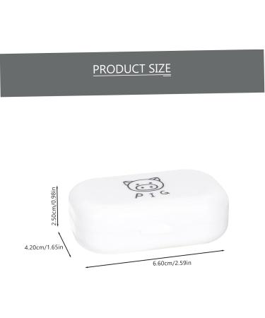 Buy Healvian 60-Piece Lens Container Kit - Travel Cases for Contact Lenses & Tweezers - Invisible White Cosmetic Lens Holders - Buy Online on GoSupps.com