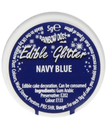 Navy Edible Glitter