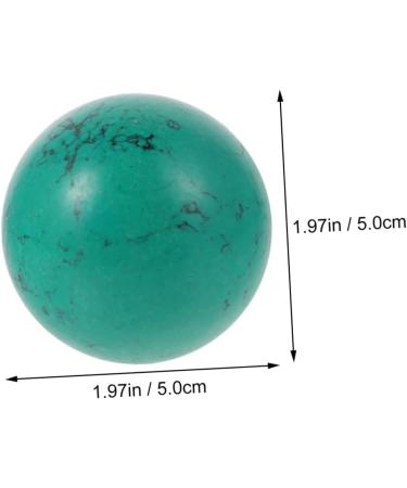 Beavorty 6 STK Turquoise Health Handball Set - Wooden Massage Balls for Finger Exercise & Fitness Decor - Buy Online on GoSupps.com