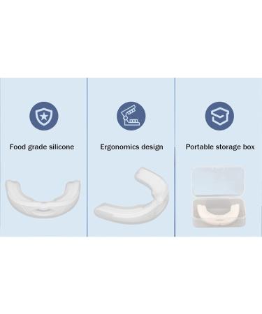 Dental Guard Anti Snoring Mouth Guard Snoring Prevention Dental Guard for Snorers Natural Breathing Restful Sleep(White) - Buy Online on GoSupps.com
