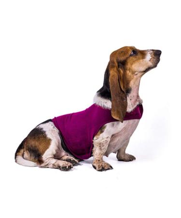Zongha anti stress vest for dog panic dishes for dogs fear dog coat medical dog vest for anxious dog dog fear jacket rose-red m rose-red m