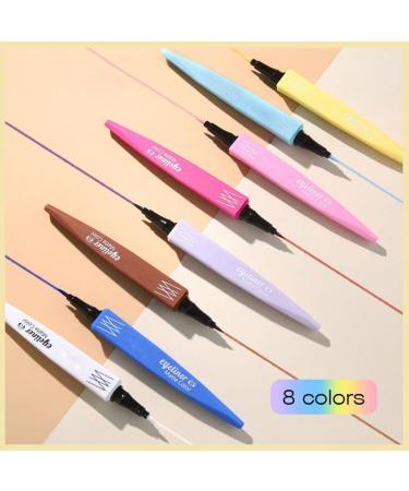Eyeliner smudge-proof waterproof color eyeliner easy to color long-lasting fast-drying ultra-fine eyeliner (6) - Buy Online on GoSupps.com