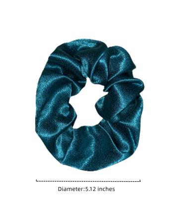 16-Piece Bright Satin Hair Scrunchies in 8 Colors - Soft Elastic Hair Bands for Women and Girls - Buy Online on GoSupps.com