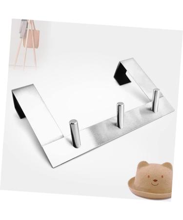 Cabilock Over Door Towel Rack Over The Door Clothes Hanger Towel Hanger Over Door Decorate Hat Rack Nail 21.3*12.4cm 3 Hooks - Buy Online on GoSupps.com