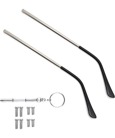 Buy Metal Glasses Replacement Bracket - Durable Gray Silver Arms for Spectacle Repair | International Shipping - Buy Online on GoSupps.com