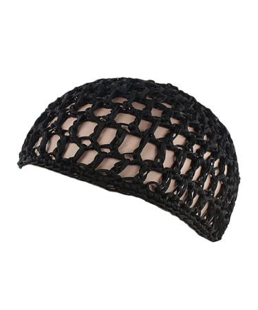 5x Black Slumber Hair Net - Thicker Black Sleep In Hair Net Elasticated edge - Buy Online on GoSupps.com