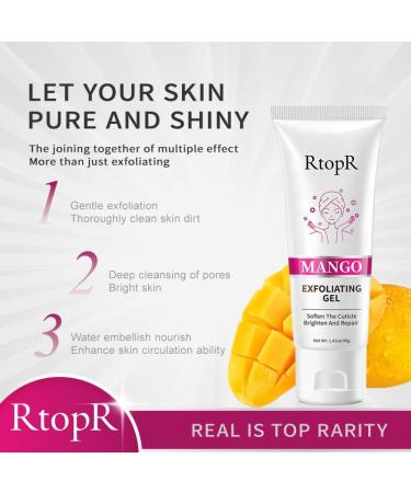 RtopR Mango Exfoliating Cream | Peeling Gel for Deep Cleansing | Shop Internationally - Buy Online on GoSupps.com