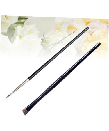 BIUDECO 2pcs Eye Makeup Tools Makeup Brush Cosmetic Horsehair Eyeshadow Crease Brush Eyeliner Brush - Buy Online on GoSupps.com