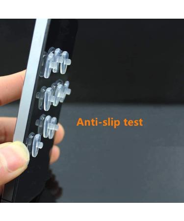 BEHLINE Soft Silicone Air Cushion Eyeglass Nose Pads - 14mm Anti-Slip Replacement Nosepads for Glasses and Sunglasses (Clear, 5 Pairs) - Buy Online on GoSupps.com