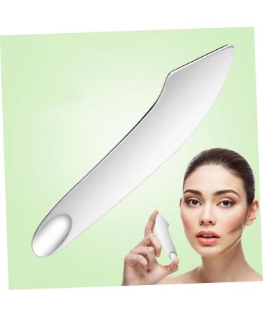 FRCOLOR 5pcs Foundation Spatula Set | Silver Makeup Tools for Mixing & Application | Cosmetic Mixing Spatula Plate - International Shipping Available - Buy Online on GoSupps.com