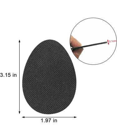 12Pcs Non-Slip Rubber Shoe Pads for High Heels - Self-Adhesive Shoe Grips Stickers - Sole Protector for Men & Women (Black) - Buy Online on GoSupps.com