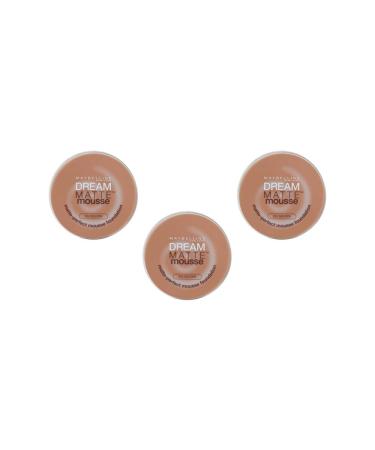 Maybelline New York Dream Mat Mousse 32 Golden, Pack of 3 (3 x 18 ml)