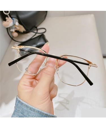 Parwana Anti-Eyes Fatigue Glasses | Anti-Blue Light Readers | Designer Flat Light Mirror Glasses for Men & Women - +0.00 Black - Buy Online on GoSupps.com