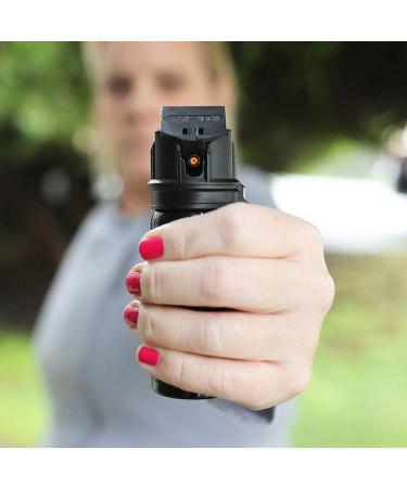 Phoenix P360S Pepper Gel from qseel. Maximum Strength Police & Military Grade Pepper Spray, Gel is Better, Sprays at Any Angle 18 feet, Flip-top Safety and Belt Clip Included 2 Pack - Buy Online on GoSupps.com