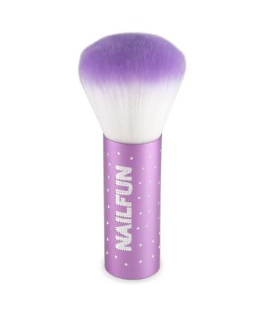 NAILFUN HQ Dust Brush - Soft Fluffy Pink Brush with Long Aluminum Handle for Precision Nail Care - Buy Online on GoSupps.com