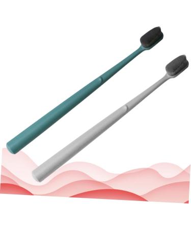 Minkissy Nylon Silk Toothbrushes - 2 Pack Oral Care Teeth Cleaning Tools - International Shipping Available - Buy Online on GoSupps.com