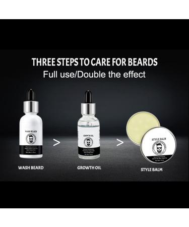 Xiaoxiong Beard Care Set for Men - 3-Part Beard Growth Kit with Oil Cream & Essence | Ideal Gift Box for Facial Care - Buy Online on GoSupps.com
